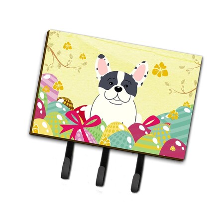 Jensendistributionservices Easter Eggs French Bulldog Piebald Leash or Key Holder MI2102534